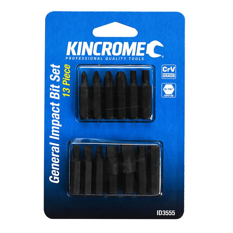 Kincrome Impact Driver Bits 13 Piece