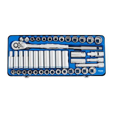 Socket Set 45 Piece 1/2" Drive - Metric & Imperial