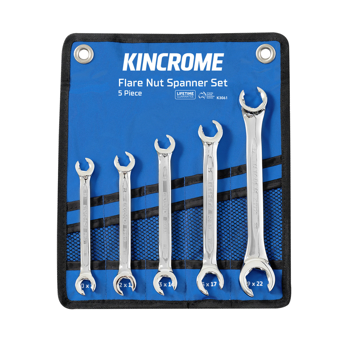 Kincrome Flare Nut Spanner Set 5 Piece