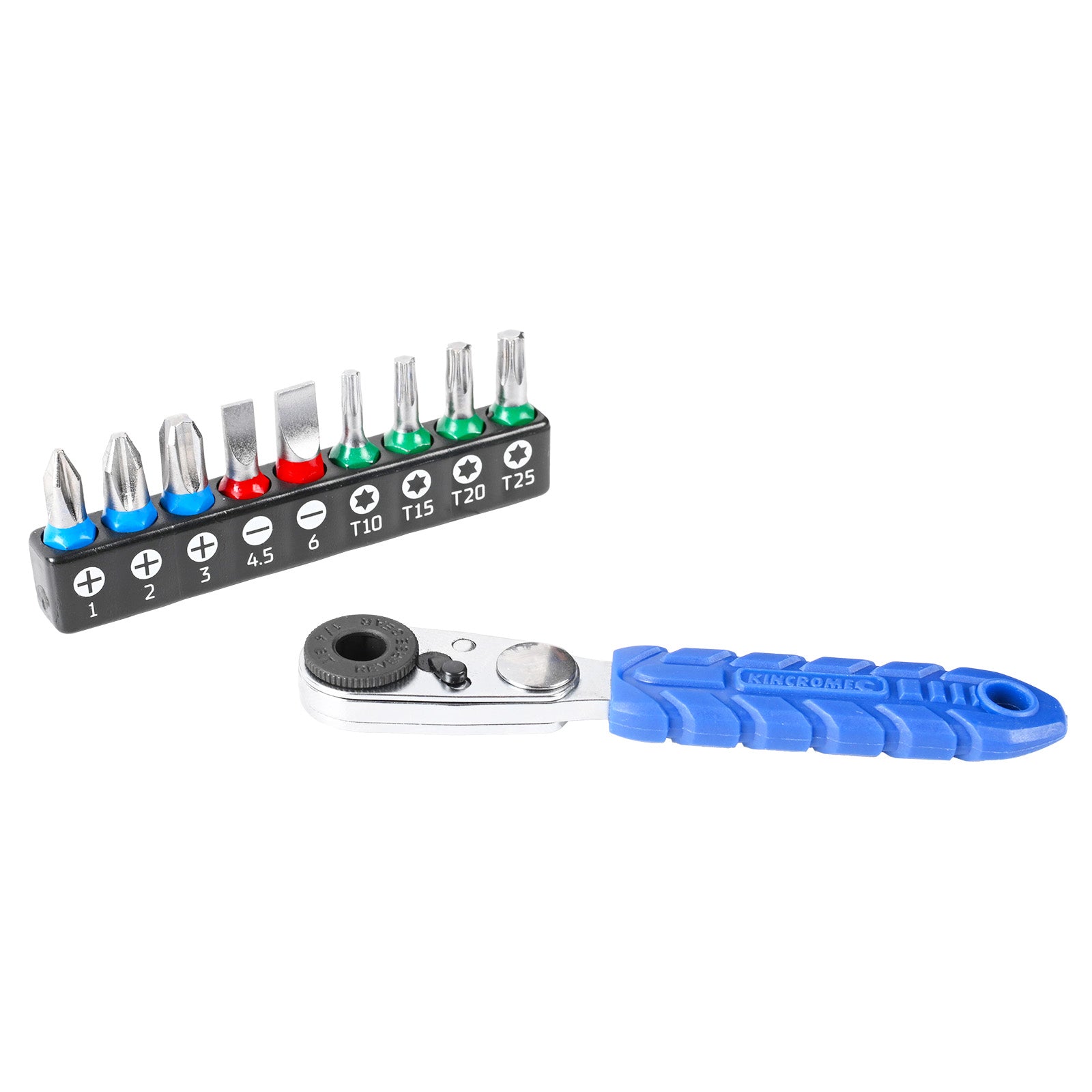 Kincrome Mini Ratchet Bit Set 10 Piece