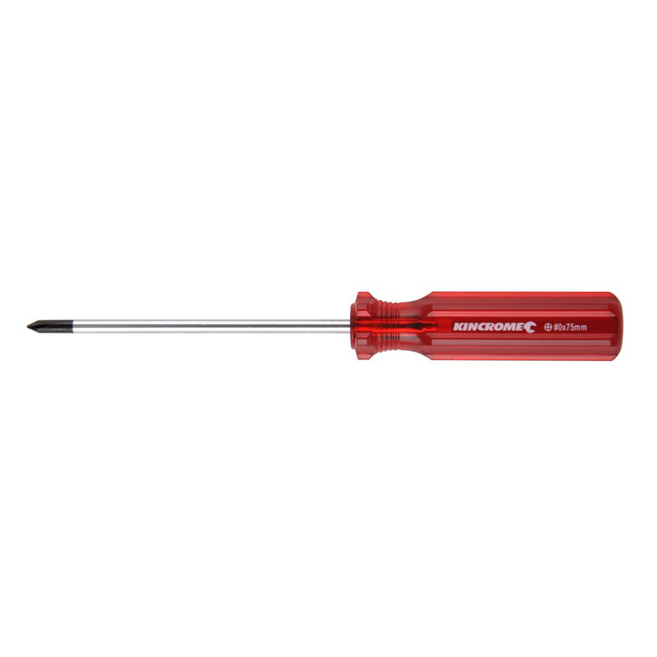 Kincrome Thru-Tang Screwdriver Phillips (8 Sizes Available)