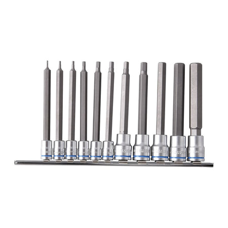 Kincrome Hex Socket Set Long Series 11 Piece Metric