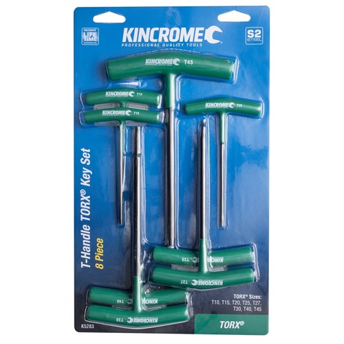 Kincrome 8 Piece T-Handle TORX Hex Key Set - pack