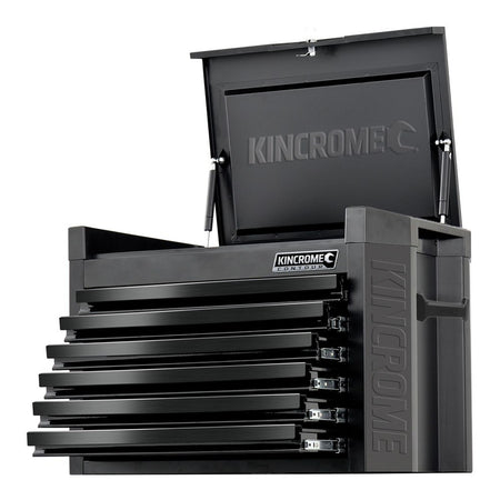 Kincrome Contour Tool Chest 6 Drawer Black Series -  open view