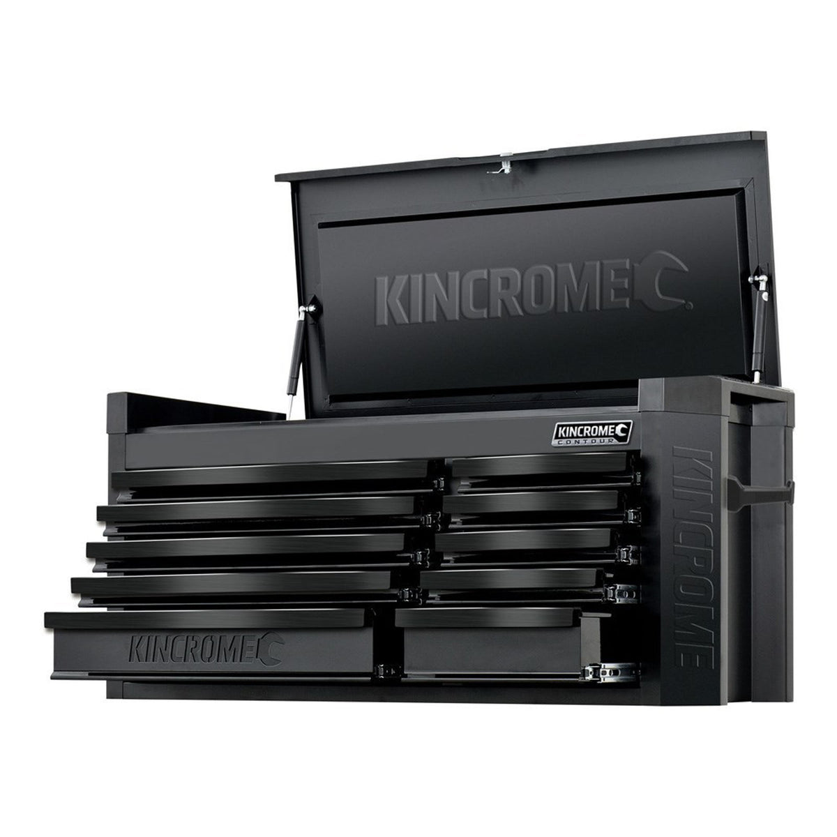 Kincrome Contour Wide Tool Chest 10 Drawer Black Series - details