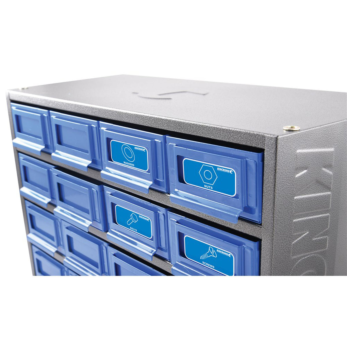 Kincrome Multi Cabinet 16 Drawer / 64 Trays Interlockable - details 1