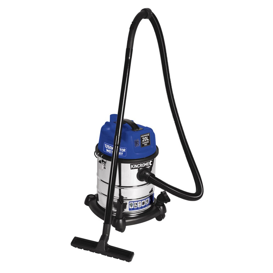 (product) Kincrome Wet & Dry Garage Vacuum - 20L 240v/1250w