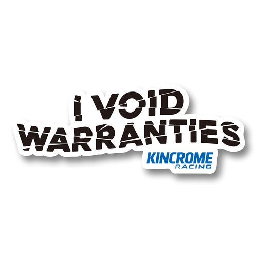 Kincrome Assorted Stickers - I Void Warranties