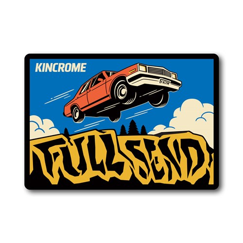 Kincrome Assorted Stickers - Full Send- Cliff Jump