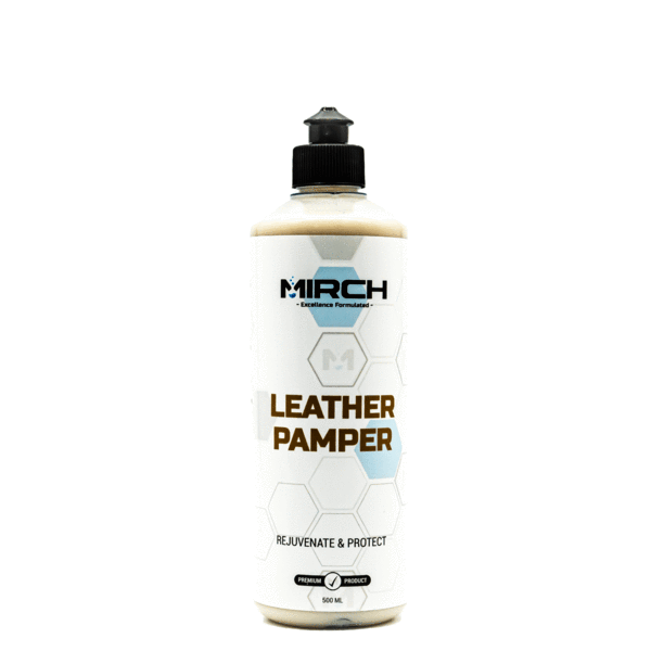 DISCONTINUED Mirch Leather Pamper Rejuvenate + Protect 500ml