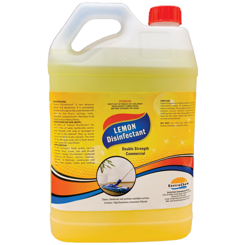 Envirochem Lemon Disinfectant (2 Sizes Available)