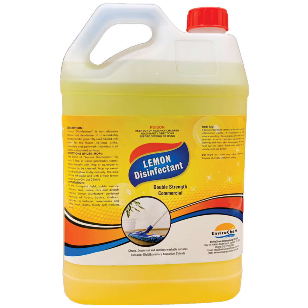 Envirochem Lemon Disinfectant 5L