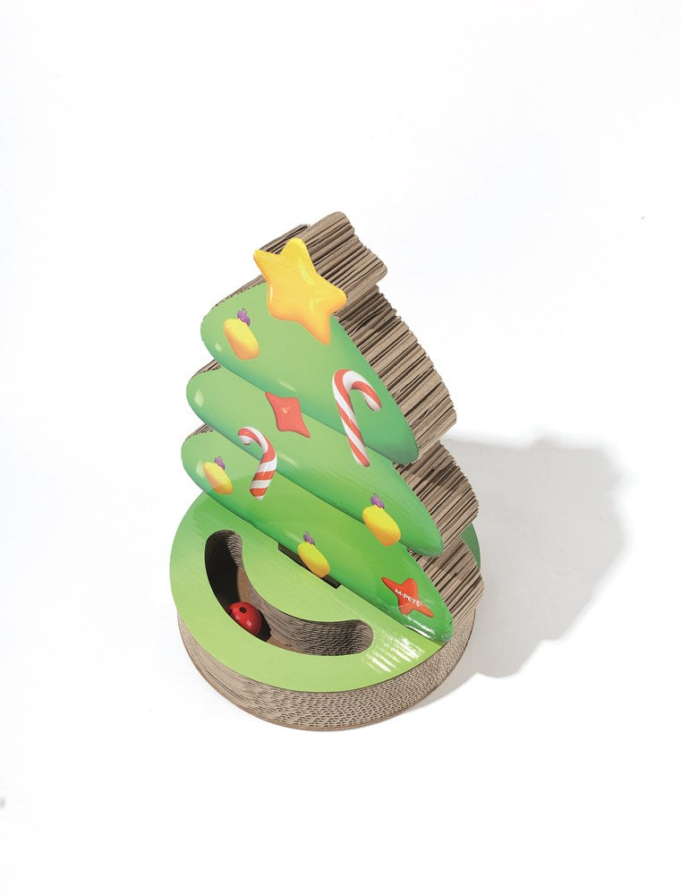 M-PETS Christmas toy - Festive Tree cat scratcher
