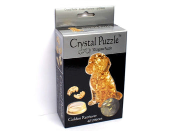 3D Golden Retriever Crystal Puzzle