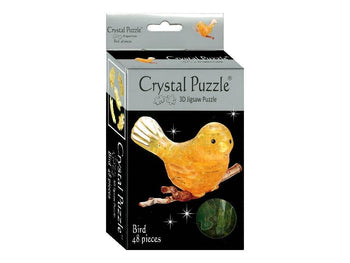 3D Yellow Bird Crystal Puzzle