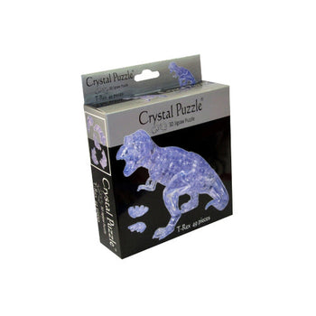 3D Clear T-Rex Crystal Puzzle