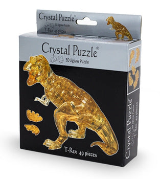 3D Brown T-Rex Crystal Puzzle