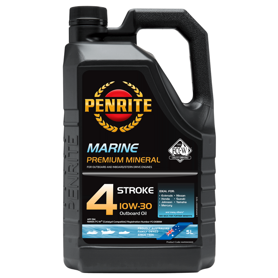 Penrite Marine Four Stroke 10W-30 (2 Sizes Available)