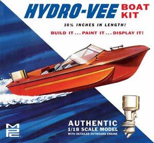 MPC 1/18 Hydro-Vee Boat Plastic Kit