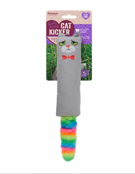 Rosewood Moody Moggy Rainbow Cat Kicker