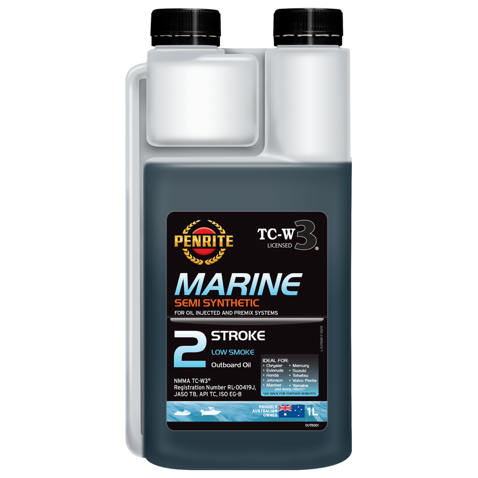 Penrite Marine Outboard 2 Stroke Oil (Semi Syn) 1L OUTB001