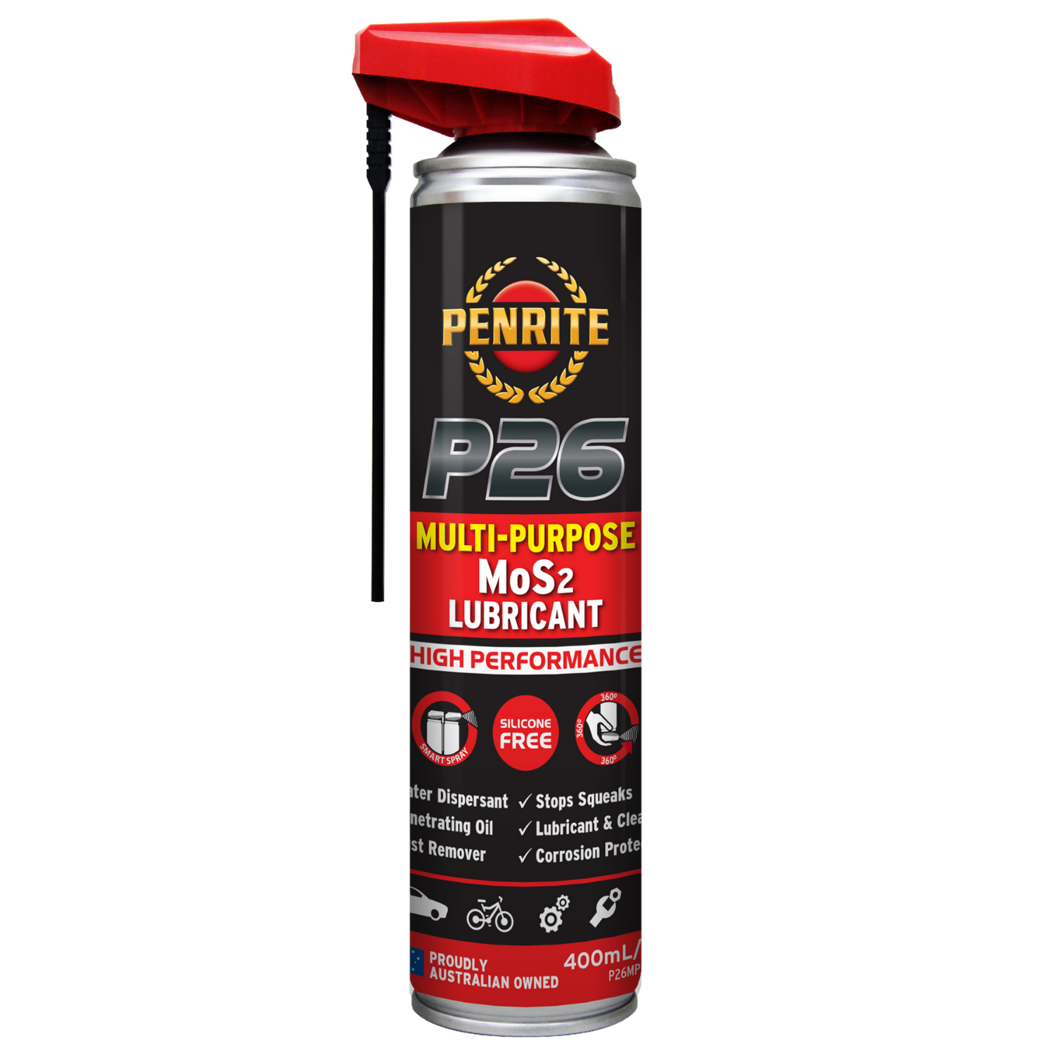 Penrite P26 Multi Purpose MoS2 Lubricant 400ml P26MPL0004