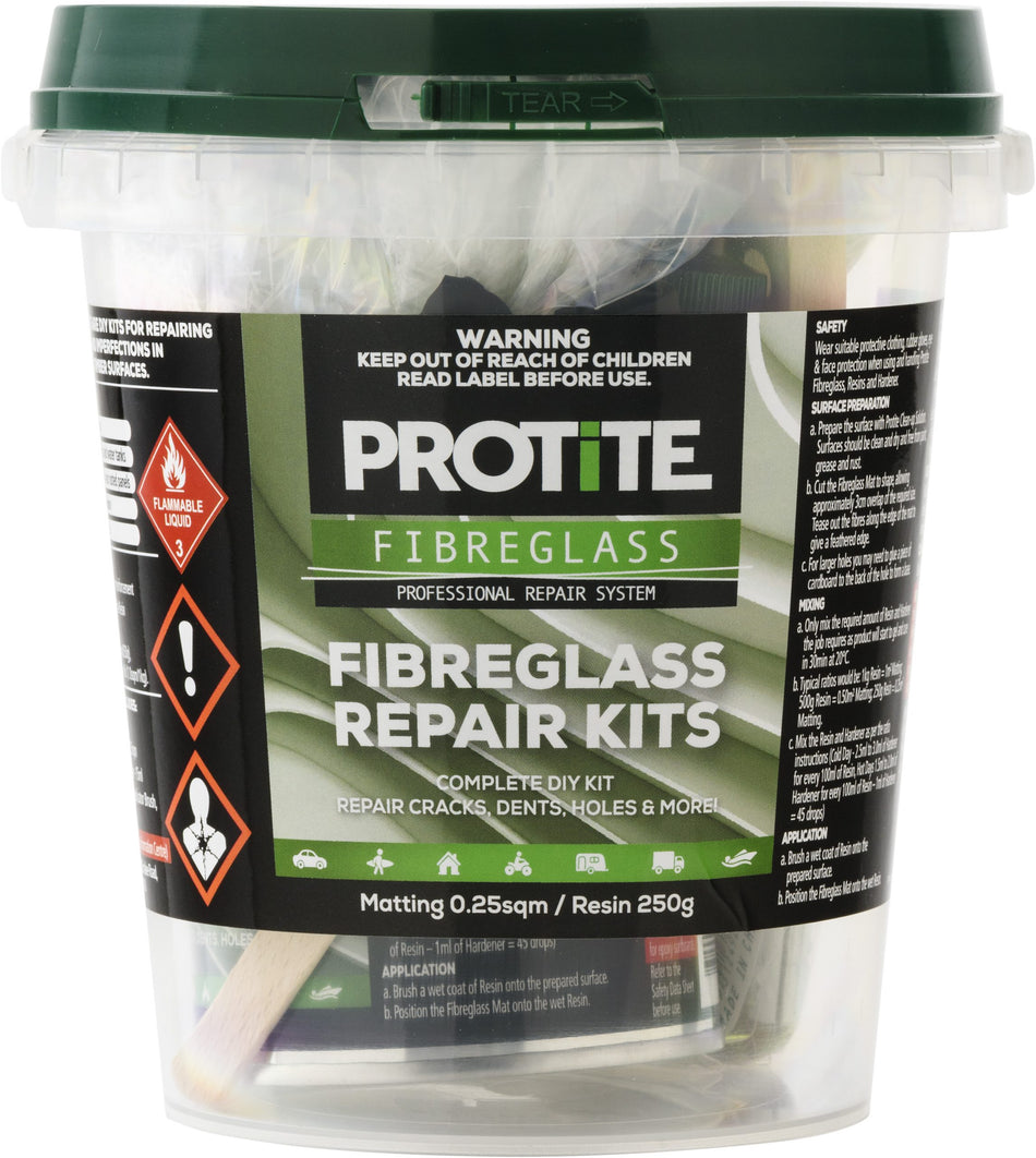 Protite Fibreglass Repair Kit (3 Sizes Available)