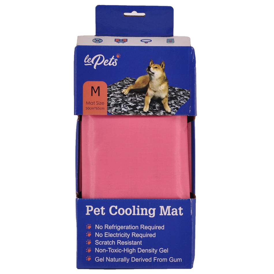 Lepets Pet Cooling Mats Pink  (3 sizes available)