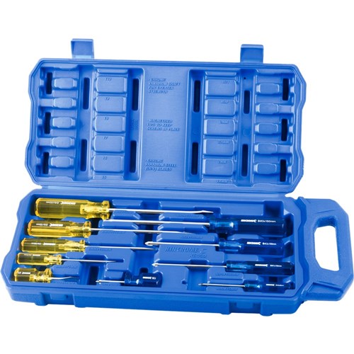 SCREWDRIVER SET ACETATE HANDLE 10 PIECE 1