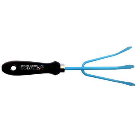 Spear & Jackson Colours 3 Pronged Cultivator - blue