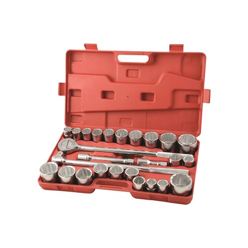 SOCKET SET 26 PIECE 34 DRIVE - METRIC & IMPERIAL 1