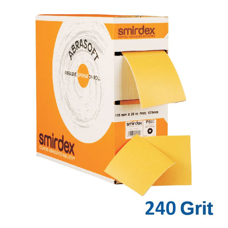 Smirdex P240 Abrasoft Roll 25m 1
