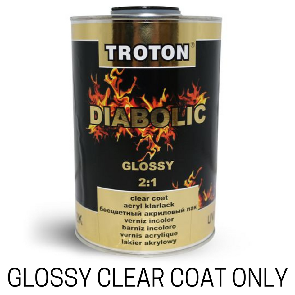 Troton Diabolic Matt/Glossy Clear Coat/Hardener (3 Variants Available)