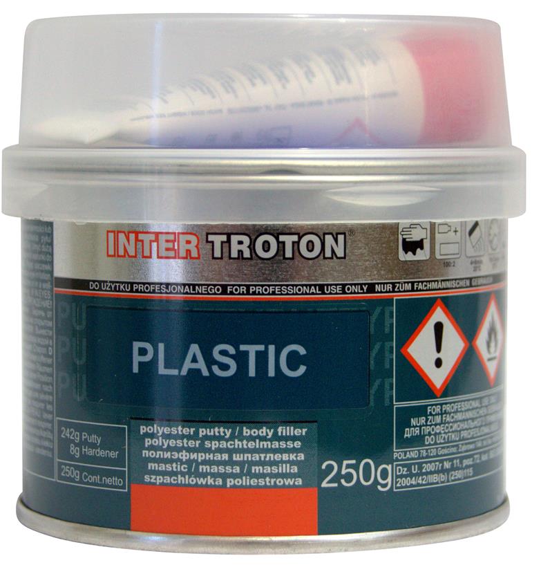 Troton Plastic Filler - Dark Grey 250gm