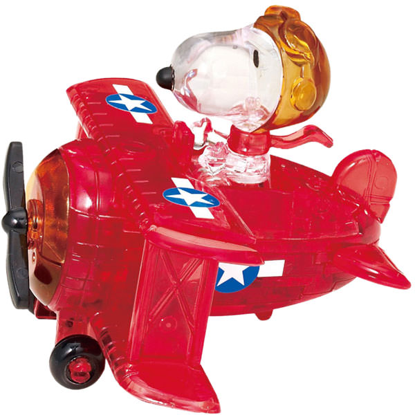 3D Snoopy Flying Ace Crystal Puzzle