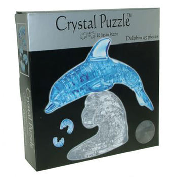 3D Blue Dolphin Crystal Puzzle