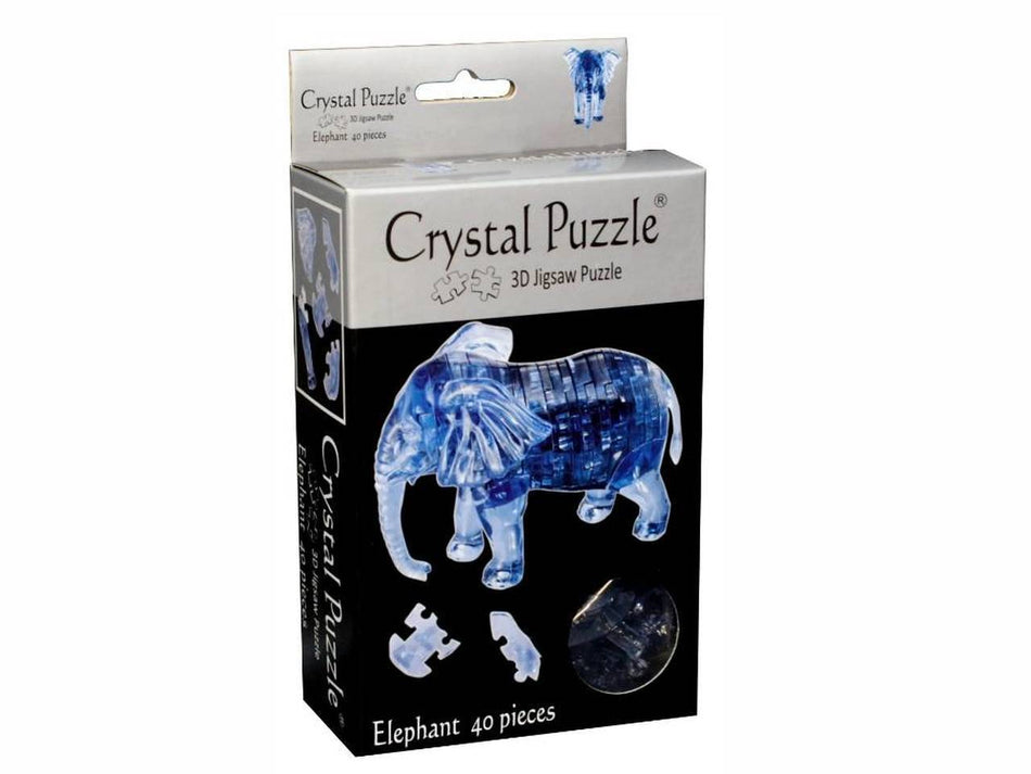 3D Elephant Crystal Puzzle