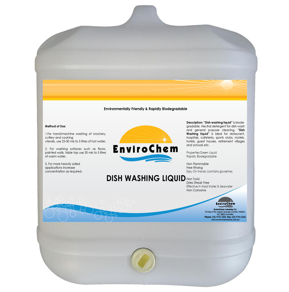 Envirochem Dishwashing Liquid Concentrate (Mint) - 20L