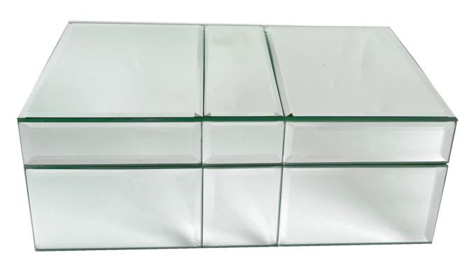 Plain Mirrored Jewellery Box