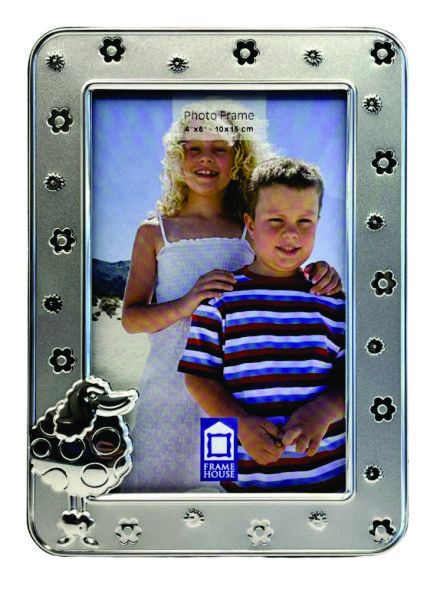 Silver 4"x6" Photo Frame for Kids