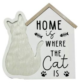 Faux Fur Decorated Home Plaque (2 Options Available)