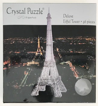 3D Black Eiffel Tower Crystal Puzzle - box