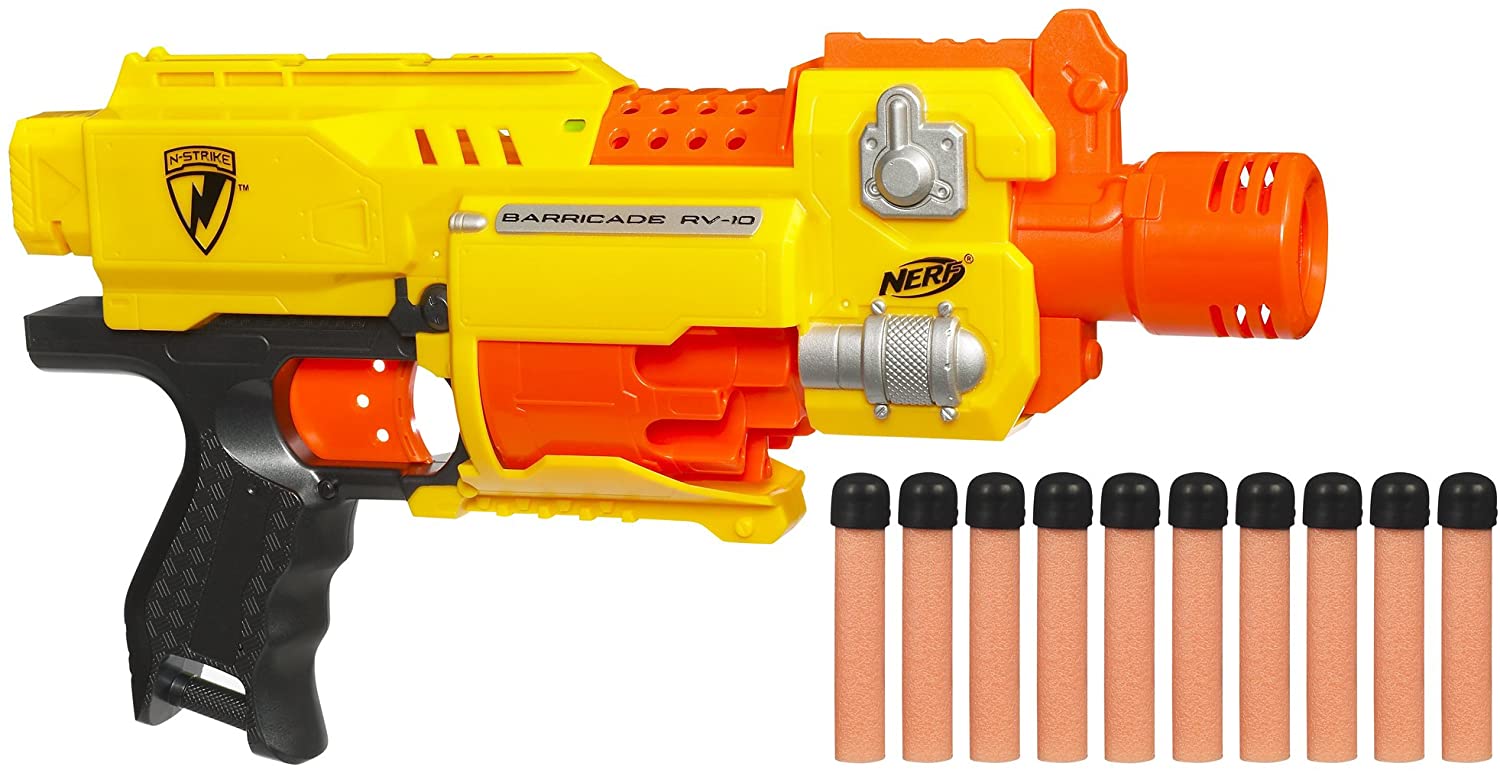 Nerf Barricade RV-10 + Extra 16 Darts - Oz General Store