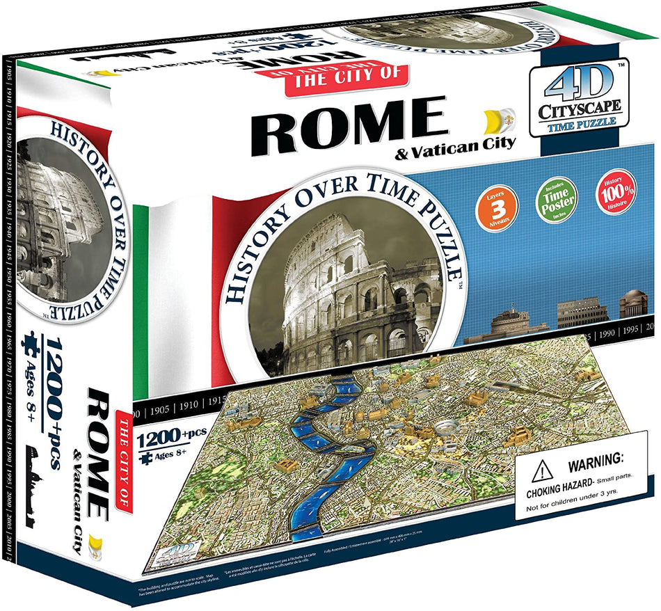 4D Cityscape: Rome 1200 Pieces