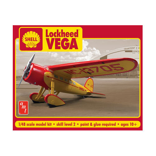 AMT Lockheed Vega Aircraft Model Kit – 1:48 Scale Historic Aircraft Re ...