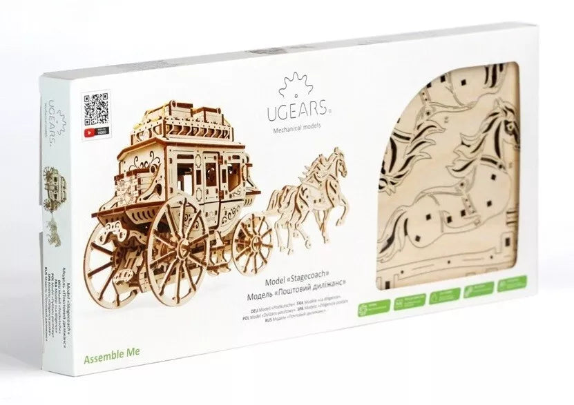 UGEARS Stagecoach 248PCS - box
