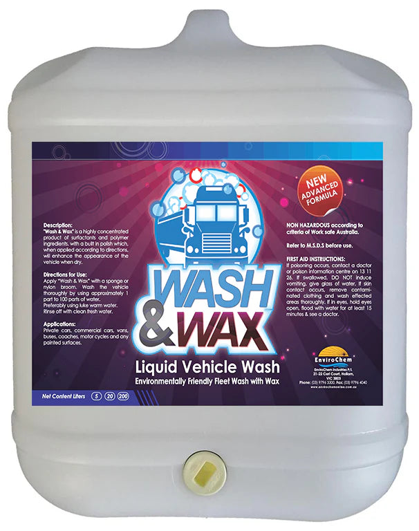 Envirochem Wash & Wax Car Wash Detergent 20L